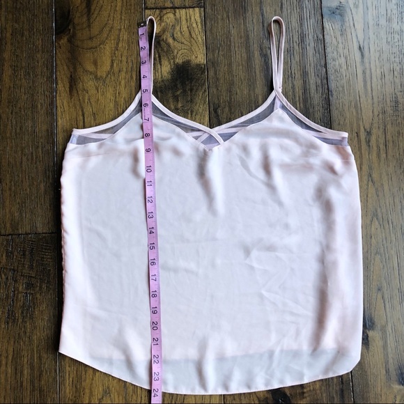 ASOS Pink flowy spaghetti strap adjustable tank - Picture 6 of 8